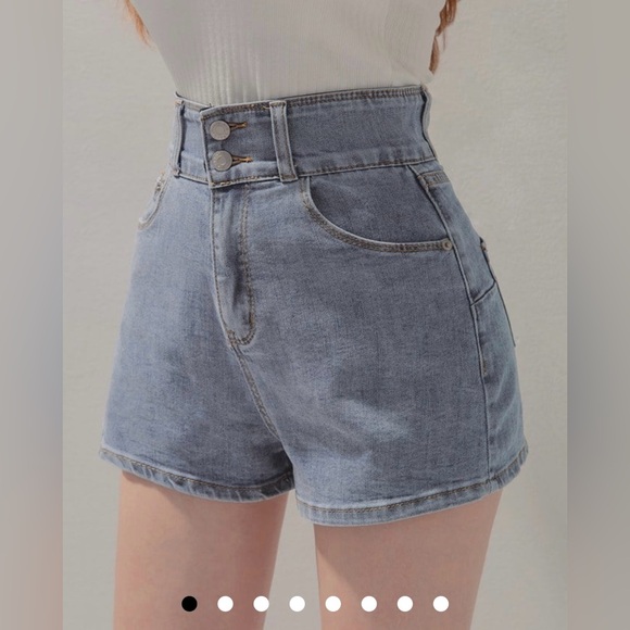 NEW! AIR SPACE Breezy Cooling No Filter Denim Shorts - Picture 1 of 6